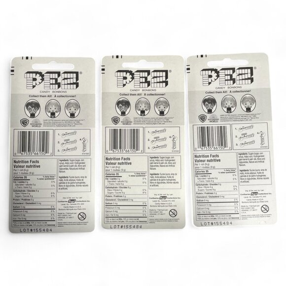 Pez Dispenser Harry Potter Bundle - Harry, Hermione, & Ron (NEW) - Picture 2 of 2